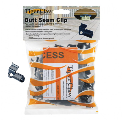 F-5969-TCBC - TIGER CLAW BUTT SEAM (TC-G) BAG/SCREWS (55 CLIPS)