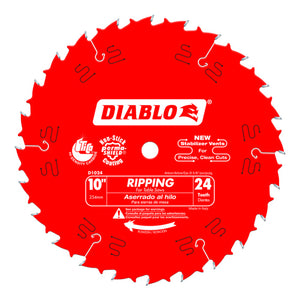 D1024X - 10" x 24 Tooth Ripping Saw Blade