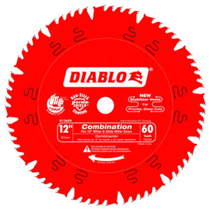 D1260X - 12" x 60 Tooth Combination Saw Blade