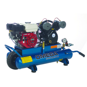 PUK-5508G - 5.5hp, double pump, 8 gallon gas compressor (10.5CFM)